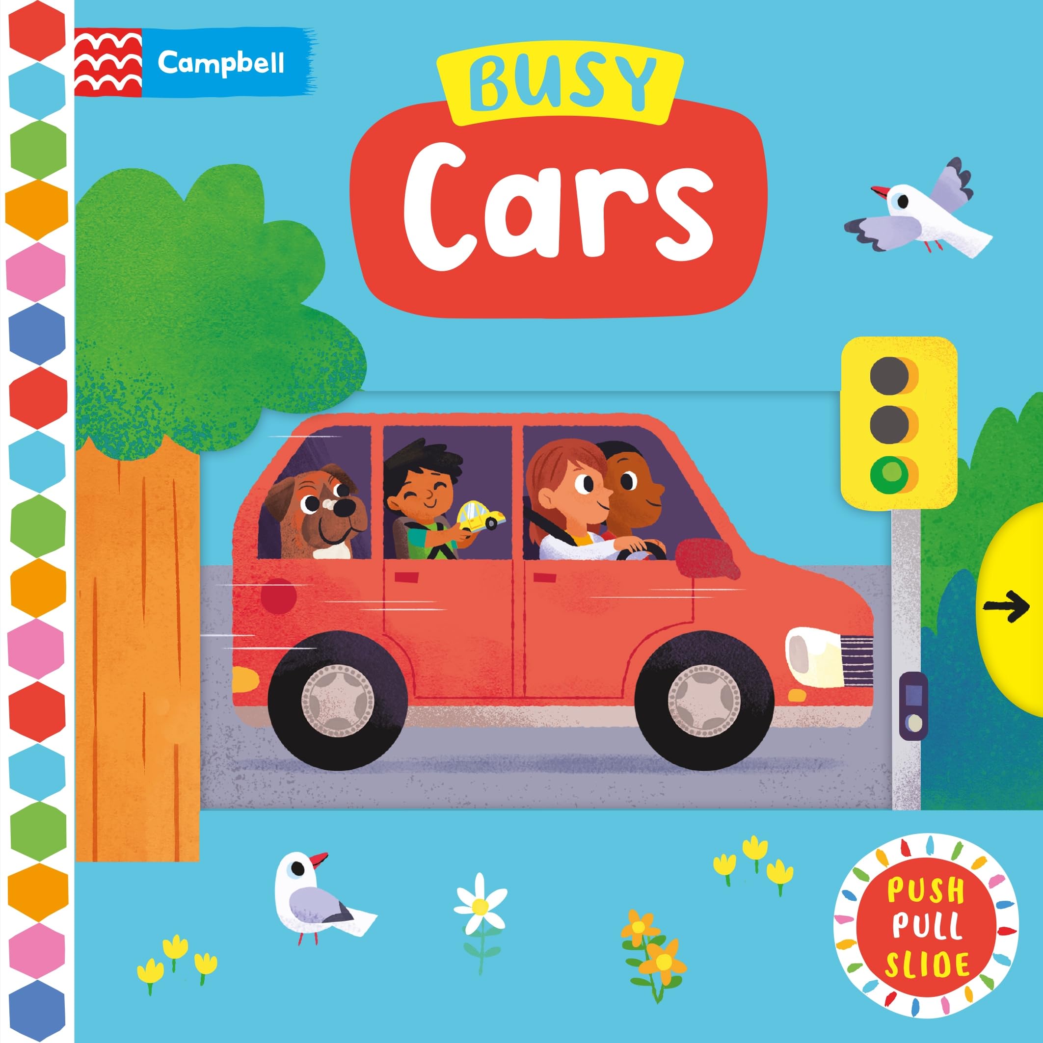 Busy Cars: A Push, Pull, Slide Book: 45 (Campbell Busy Books, 45)