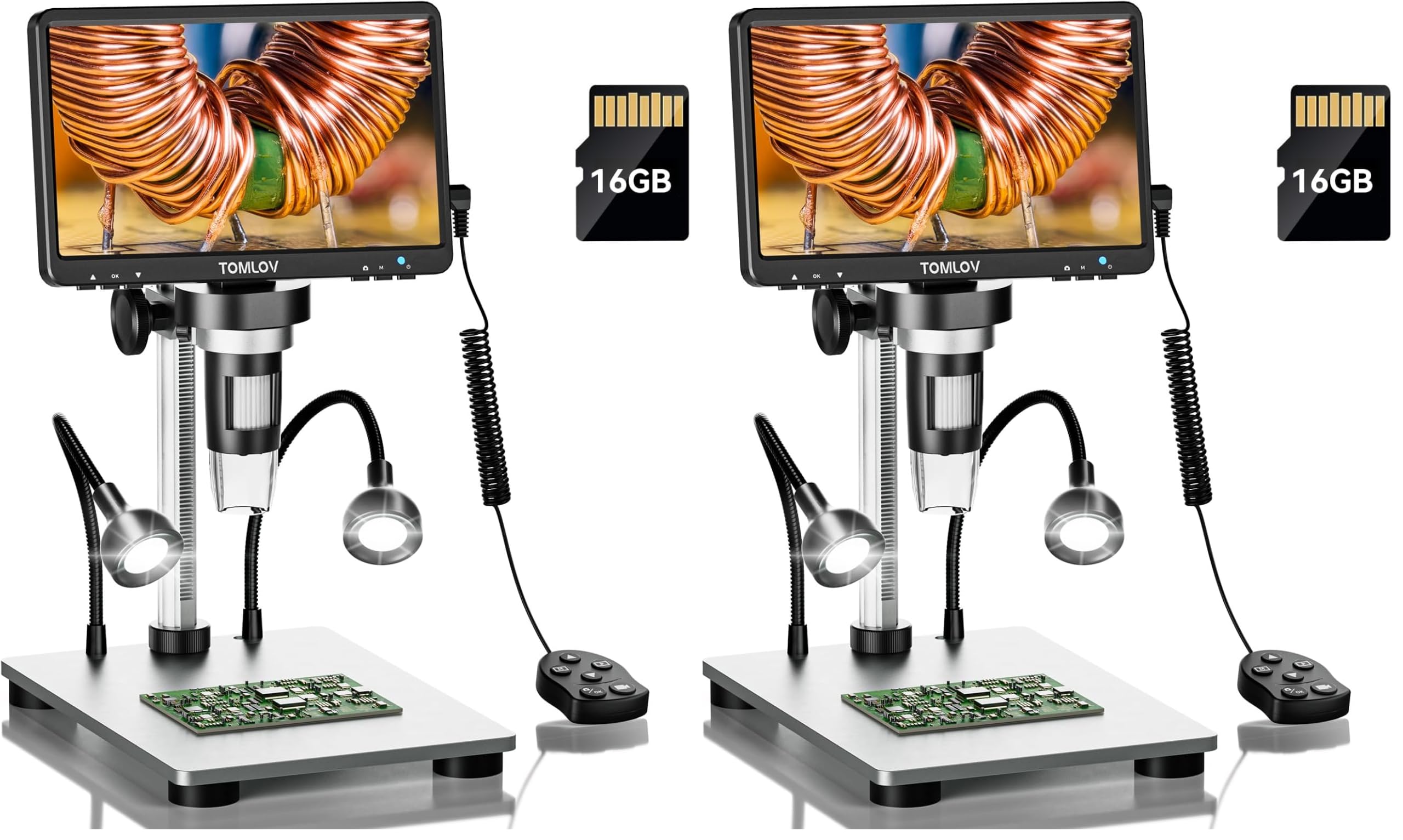 TOMLOV DM9 Digital Microscope - 1200x Magnification -10 TOMLOV DM9 Digital Microscope - 1200x Magnification -10