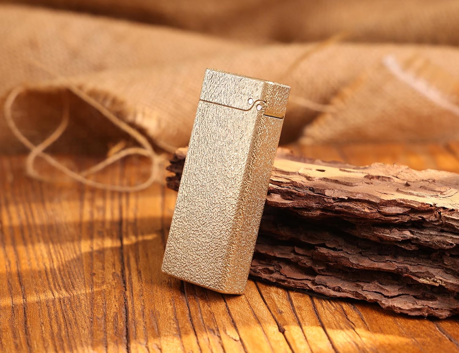 WDMART- H59 Brass Mechanical Trench Lighter • Retro Soft Flame Oil Lighter • Cool Open Flame Kerosene Lighters one Click lid Opening • Model：Flame Spirit (MM)
