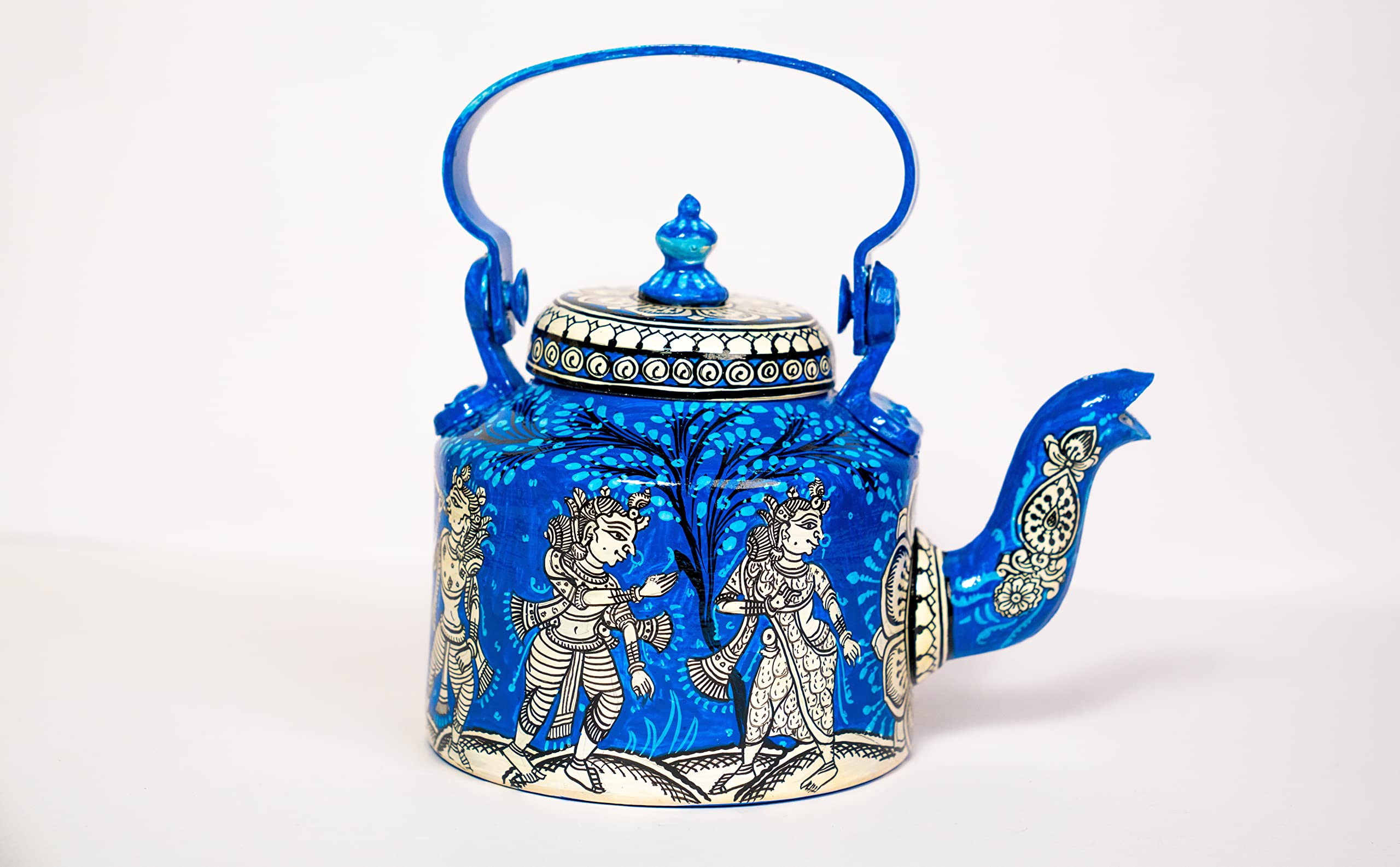Kettle - Kunj Raas Pattachitra Design (Blue)-image-39
