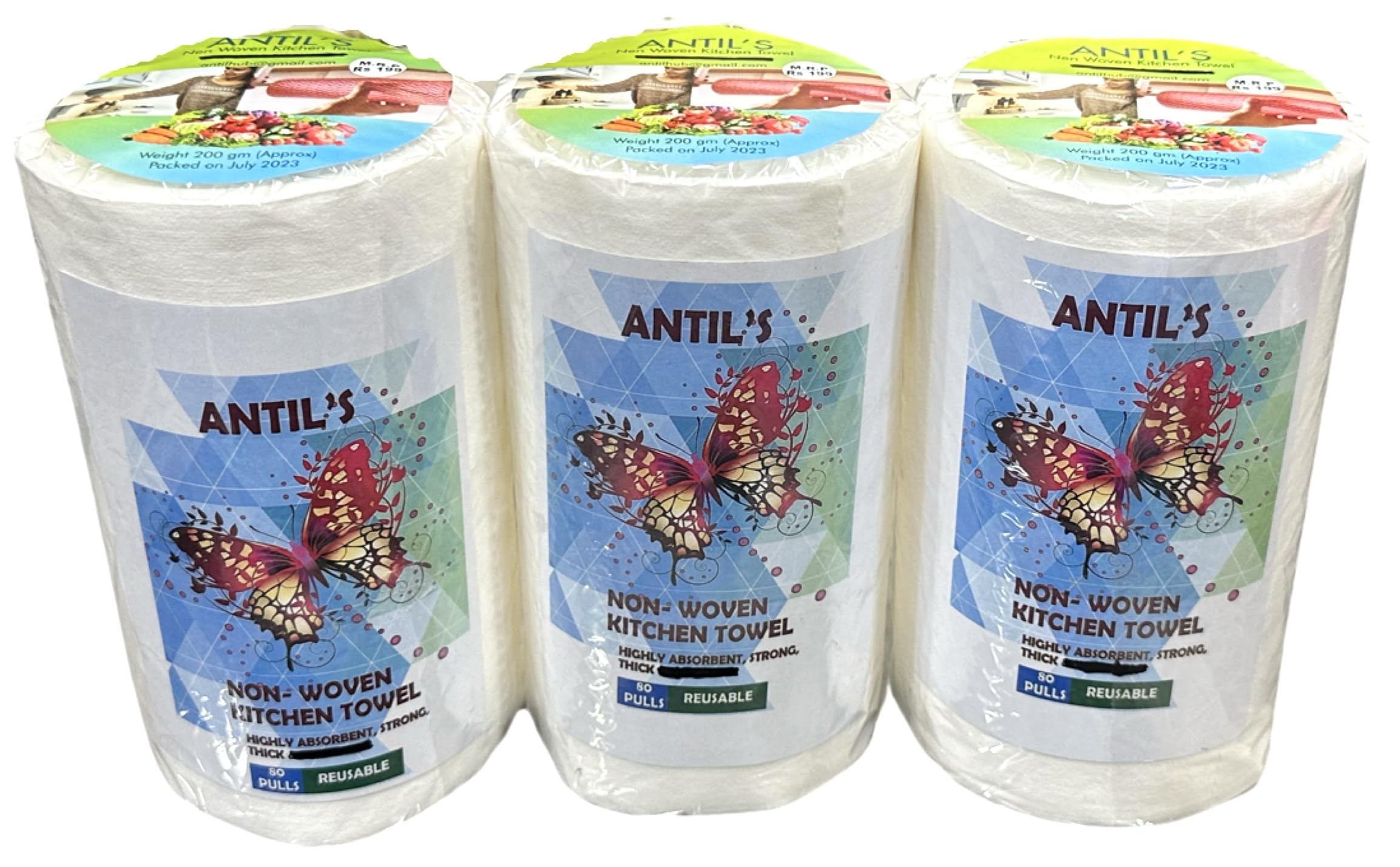 See full amazon price history chart for ANTILS Multipurpose 3Ply Kitchen Paper Roll/Tissue/Towel for Cleaning, Super Absorbent Material (60 Pulls Per Roll) Pack of 3 ANTILS Multipurpose 3Ply Kitchen Paper Roll/Tissue/Towel for Cleaning, Super Absorbent Material (60 Pulls Per Roll) Pack of 3 (B0CQ8X69WJ) Amazon Price History, Amazon Price Tracker