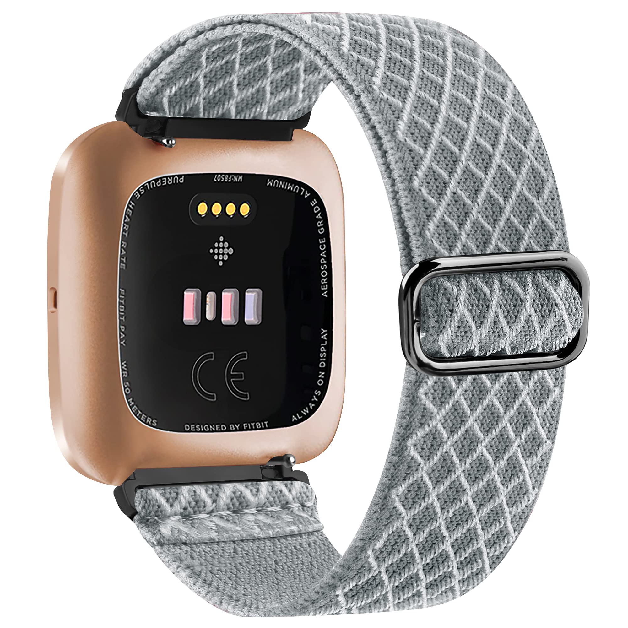 Vancle Elastisches Armband Für Fitbit Versa/2/Lite - Nylon Dehnbar