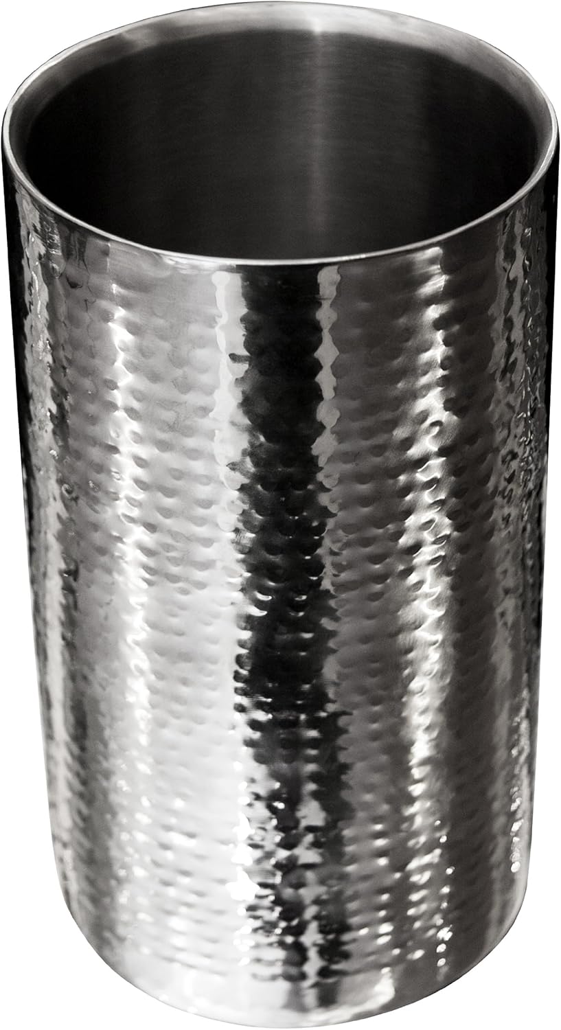 Premier Housewares Wine Cooler - Hammered Stainless Steel