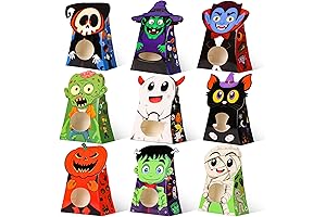 54PCS Halloween Pumpkin Candy Treat Boxes Goodie Bags