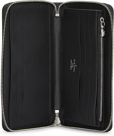Pre-loved Black Taiga Zippy Organizer, Black