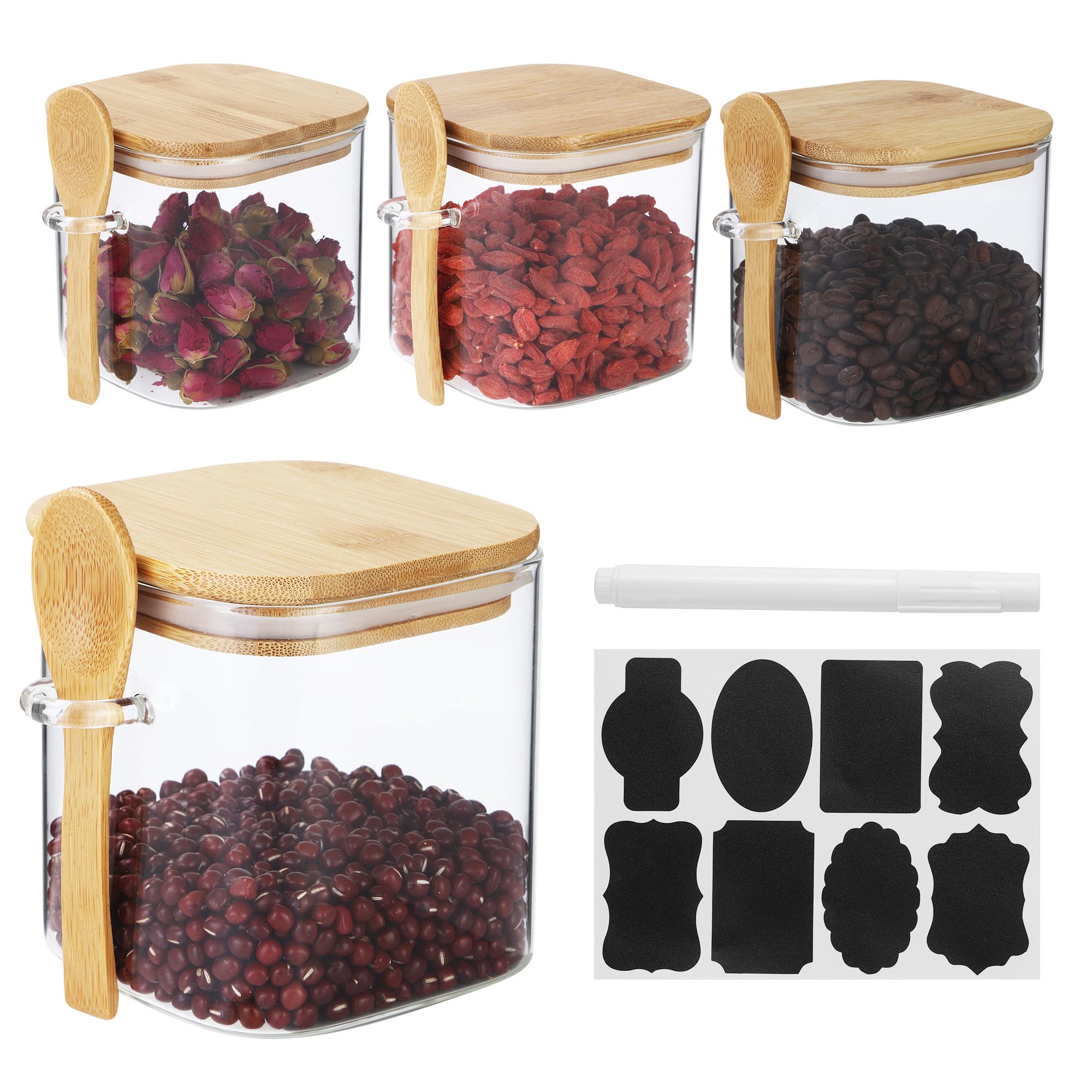 Mezzar Bocaux En Verre, Lot De 4 Bocaux De Conservation En | FindTheDeal