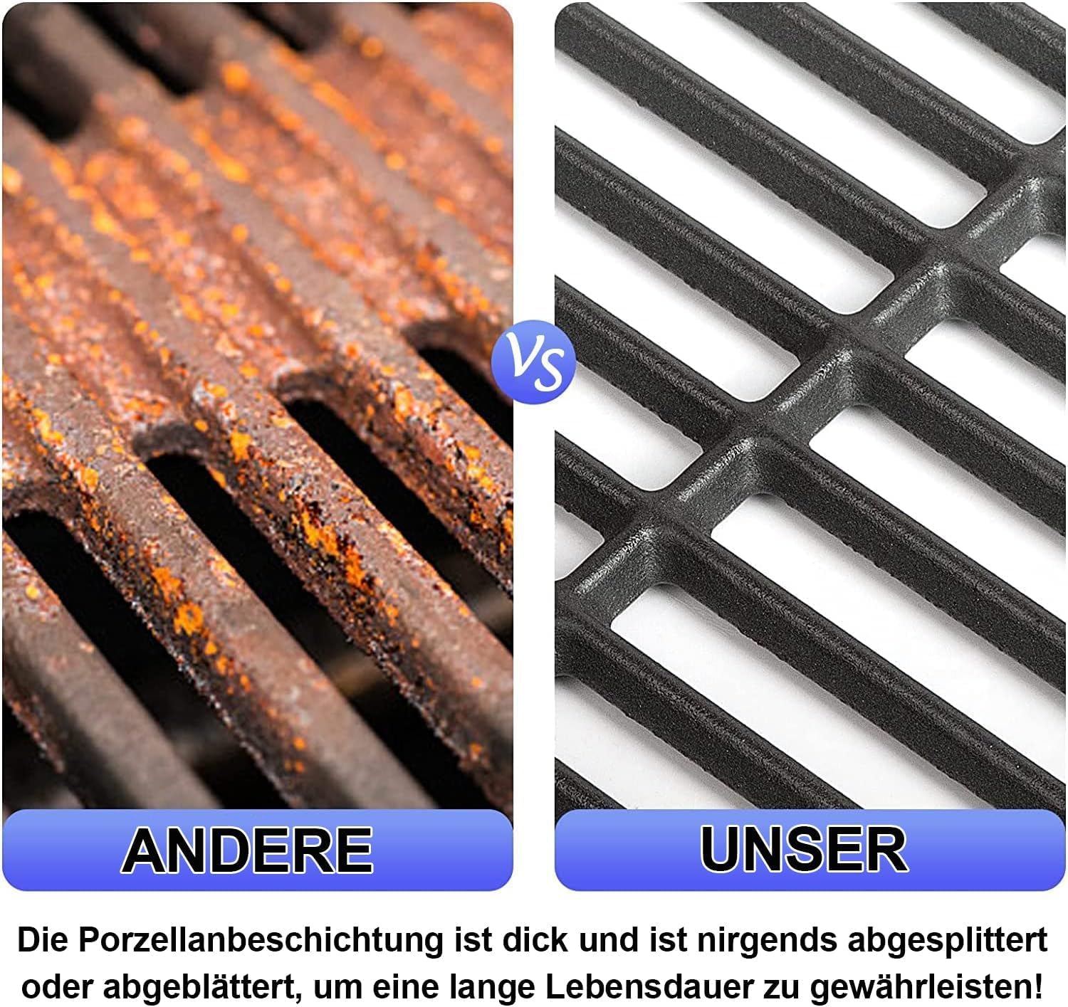 Grille De Cuisson 7637 De 44,5 Cm Pour Barbecue En Fonte