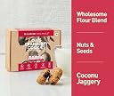 Nourish Organics Oats Cranberry Cookies | Wholesome Cookies with Cranberries & Walnuts | Made with Oats, Coconut Jaggery & Seeds | High Fibre Snack | No Refined Sugar | 120g Pack gallery image