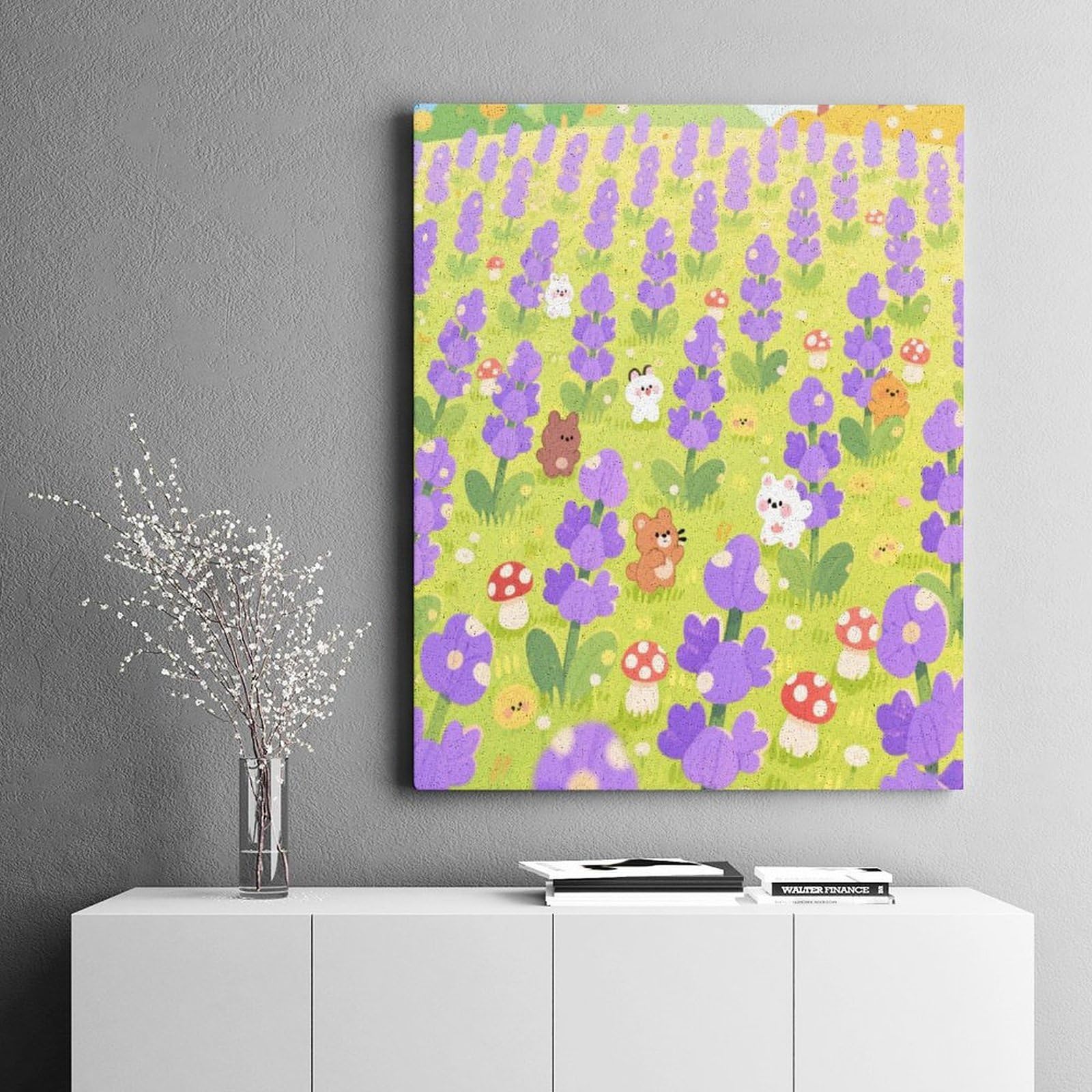 KOAYUBFC Malen-nach-Zahlen-Set für Erwachsene, Anfänger, Erwachsene, Malen nach Zahlen, Kits auf Leinwand, DIY-Acryl-Ölfarben, Gemälde mit Pinseln für Geschenk, Heimdekoration, Wanddekoration