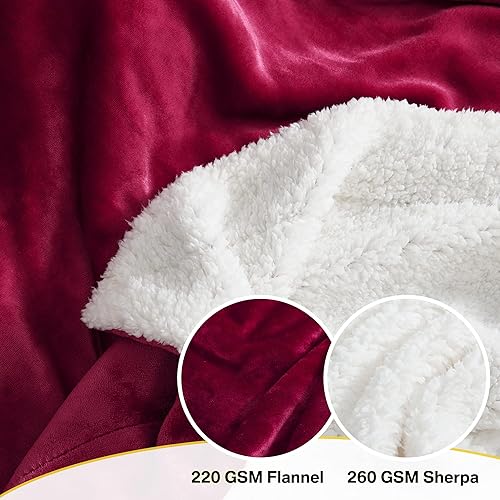 Miniatura 5 de NICETOWN Manta de forro polar, súper suave y esponjosa, gruesa y cálida para invierno, lujosa manta de felpa acogedora para sofá, cámper, todas las