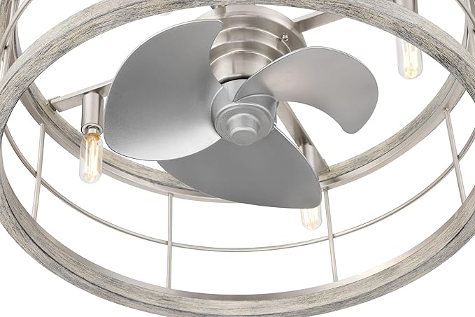 Ventilador de Techo 22 Pulgadas con Luz LED y Control Remoto miniatura 7