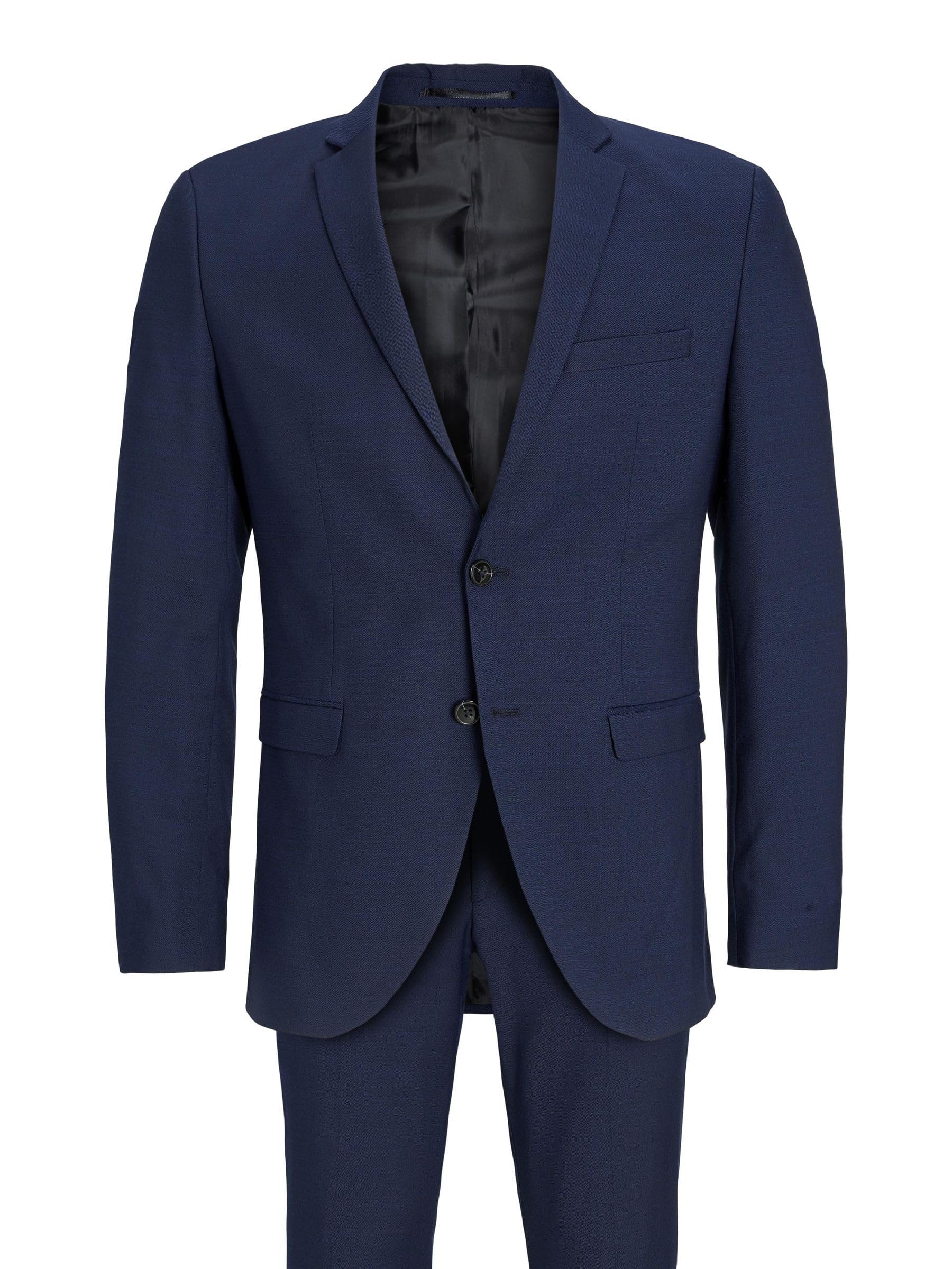 JACK & JONES Single Breasted Blazer And Tailored Trousers JPRSOLARIS Super Slim Fit Suit