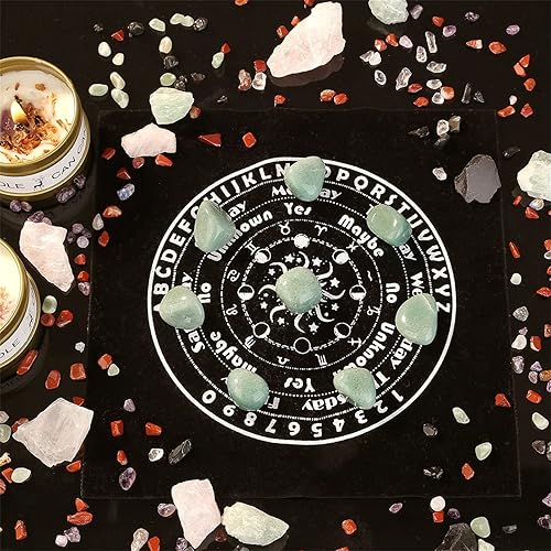 Miniatura 52 de YATOJUZI Piedras de cristales naturales pulidas de ojo de tigre de 1 libra, piedras preciosas de cristal a granel al por mayor para regalos de 10