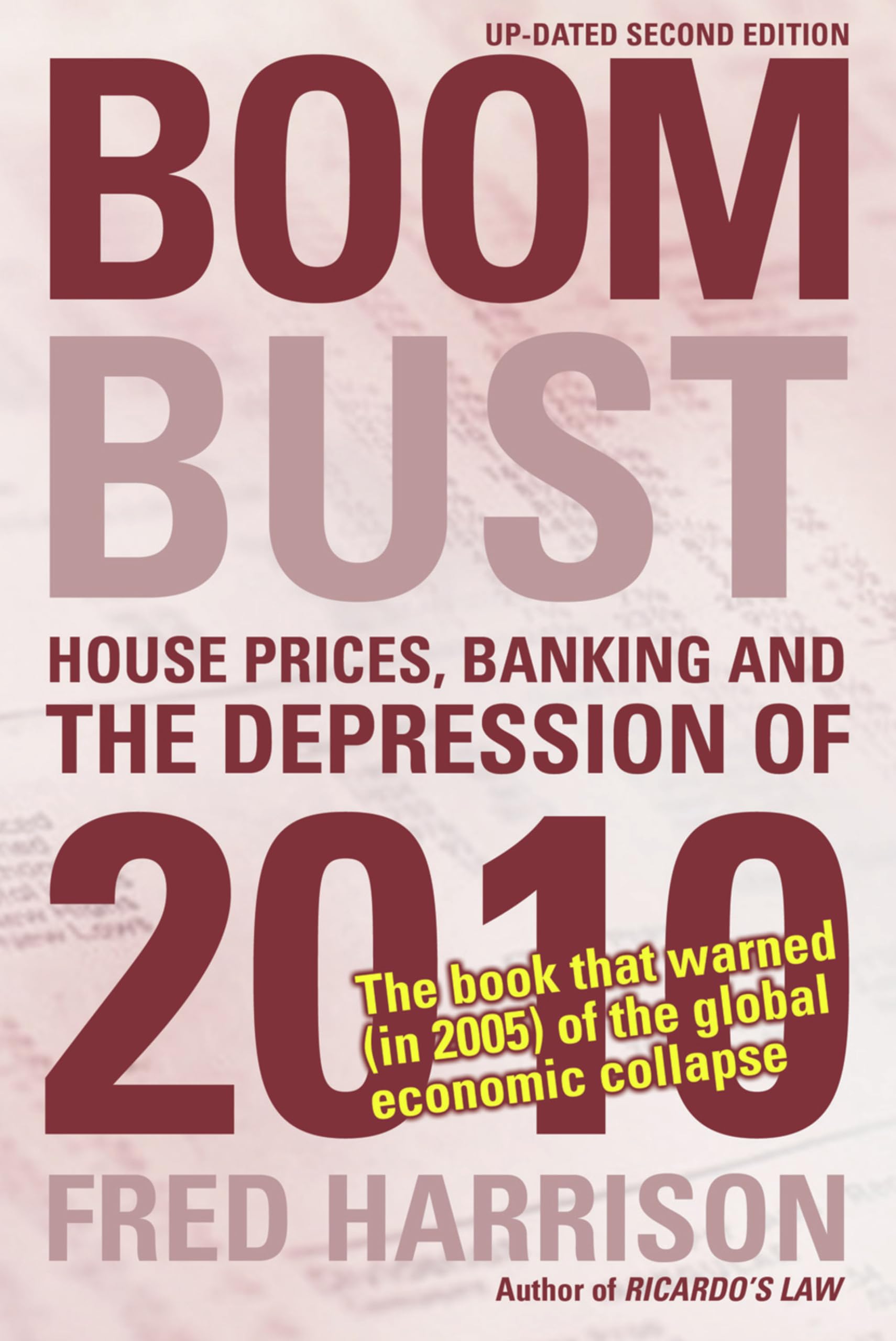 Buy Boom Bust: House Prices, Banking and the Depression of 2010 — BookShops.in