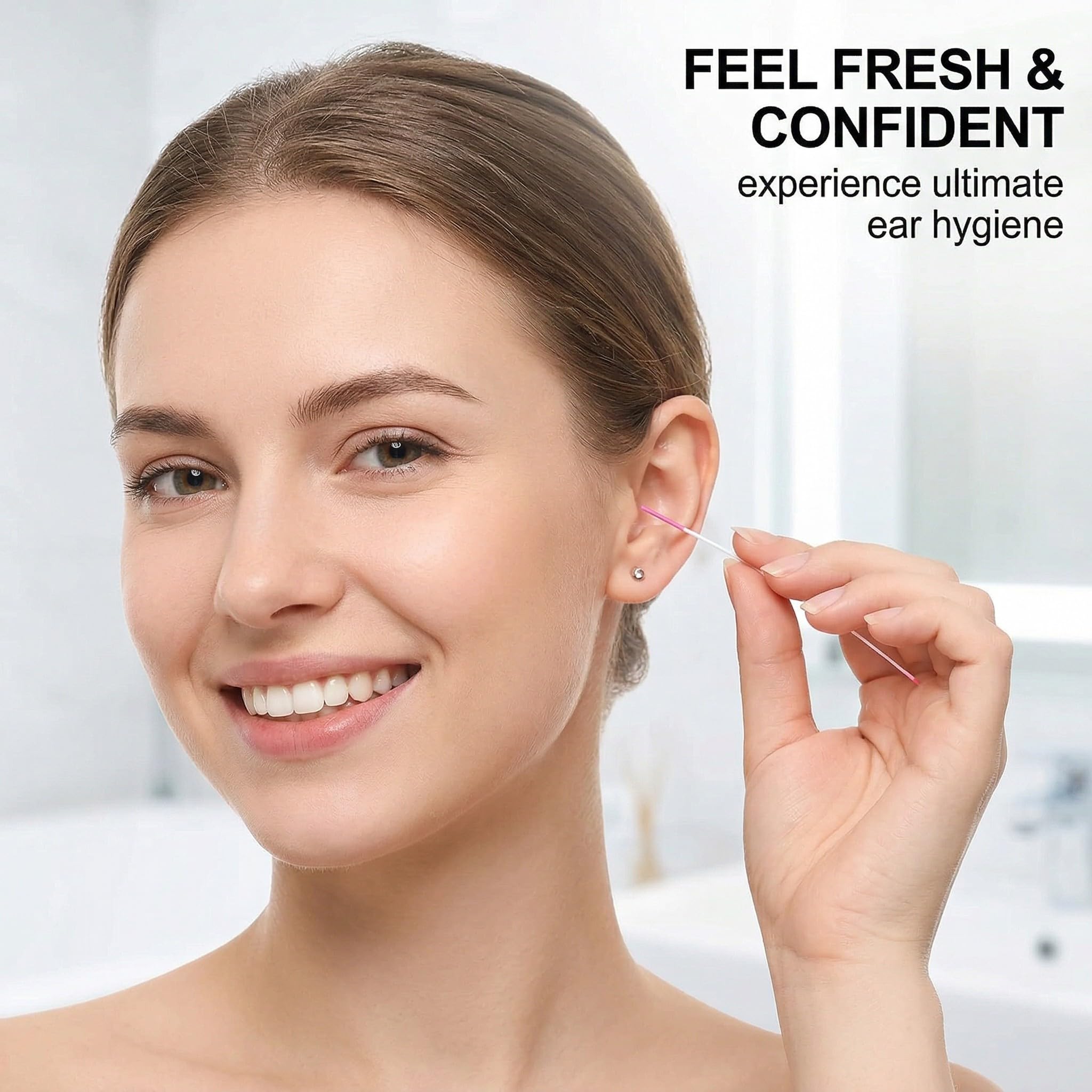 160 Pezzi Detergente per Fori per l'orecchio Linea di Pulizia per Piercing Cura del Piercing Linea di Pulizia per Piercing all'orecchio Detergente per Fori per Piercing Set