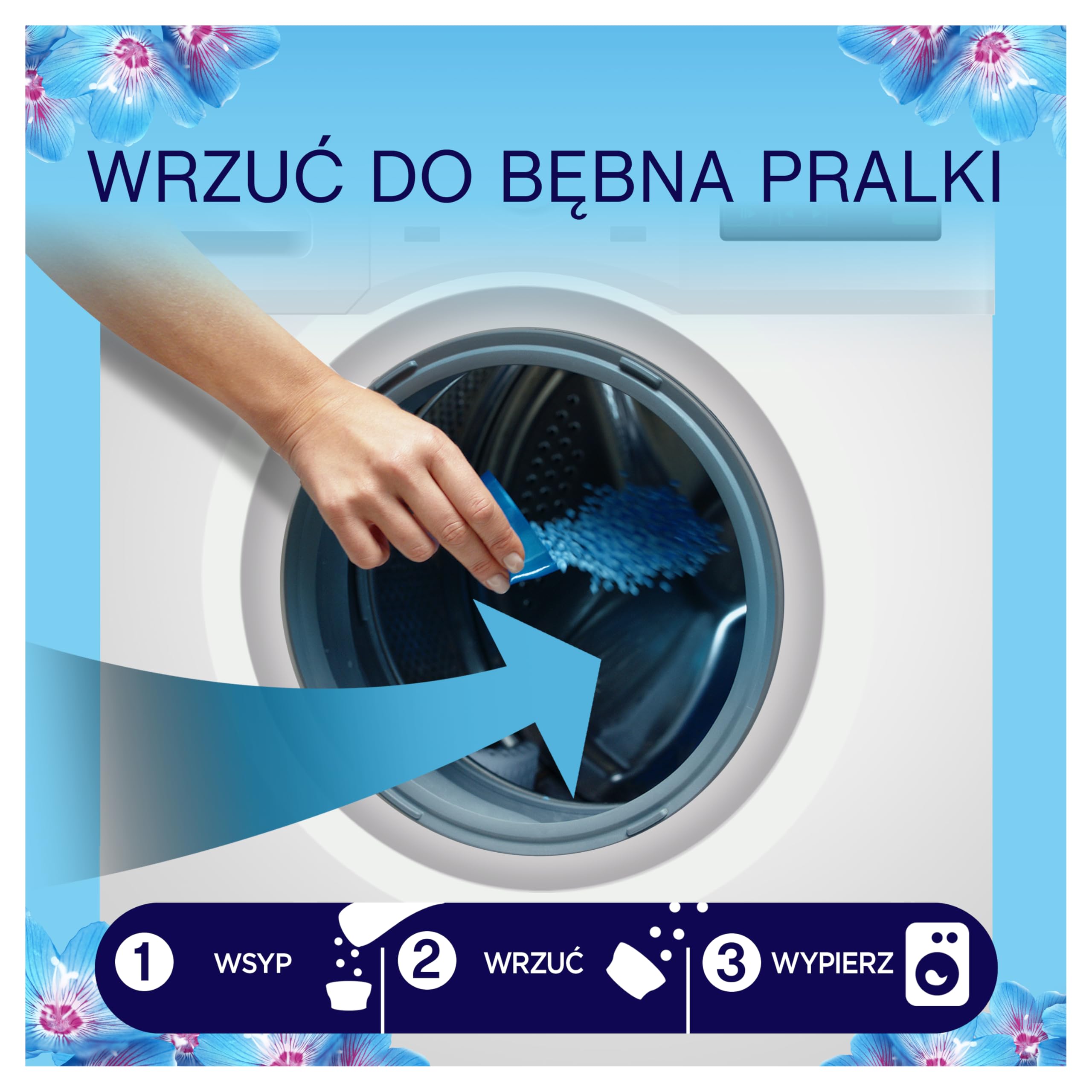Lenor Perełki zapachowe do prania, 6x495g, Spring Awakening | Zapach non stop do 12 tygodni dla przechowywanych ubrań