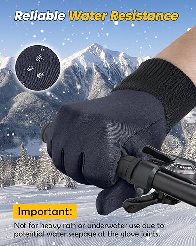 Miniatura 5 de Winter Gloves for Men Women Cold Weather - Touchscreen Gloves for Running