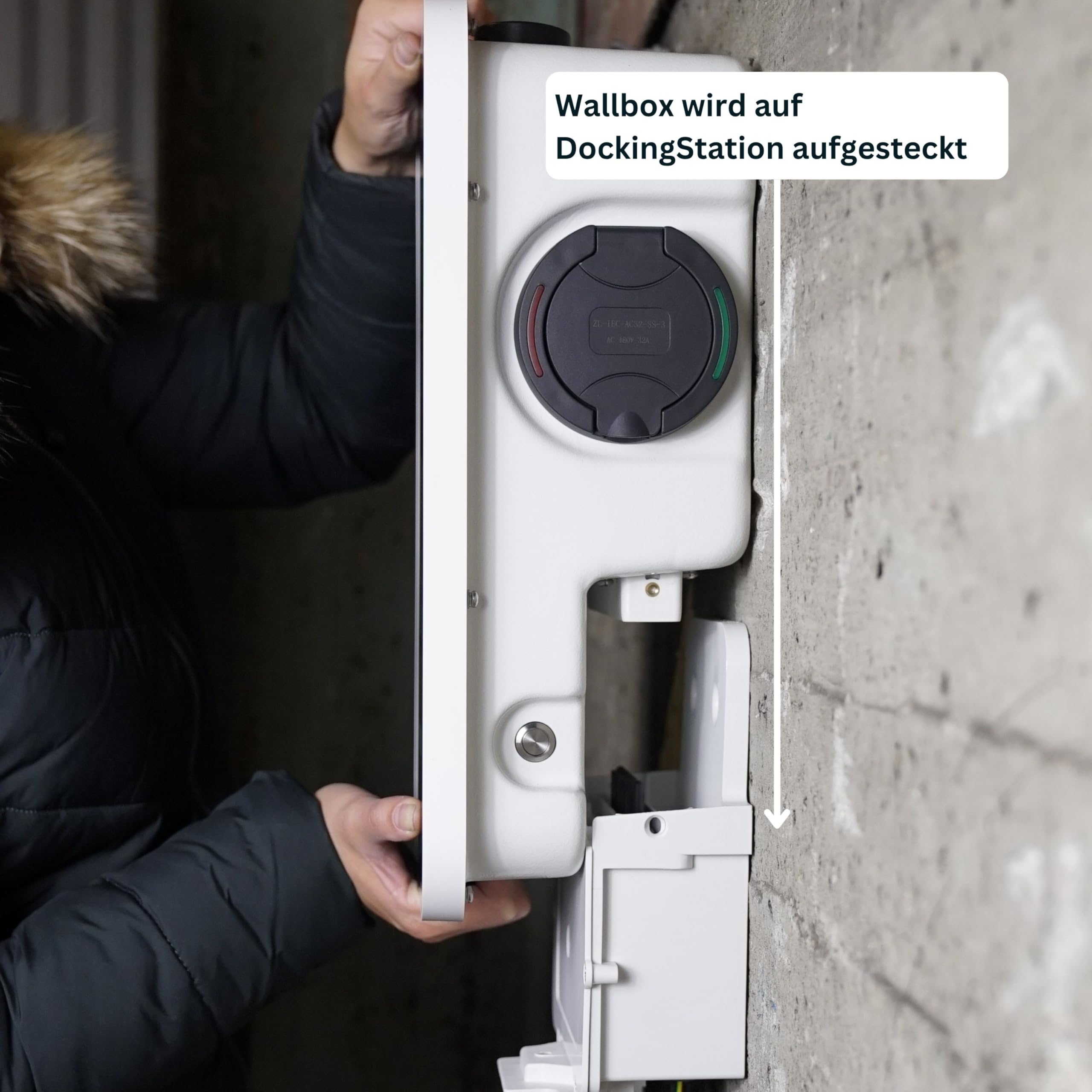 DAHEIM LADEN.DE Smart PRO Wallbox 11kW mit 5m Ladekabel, mit App, PV-Überschussladen, Lastmanagement, RFID, 14a