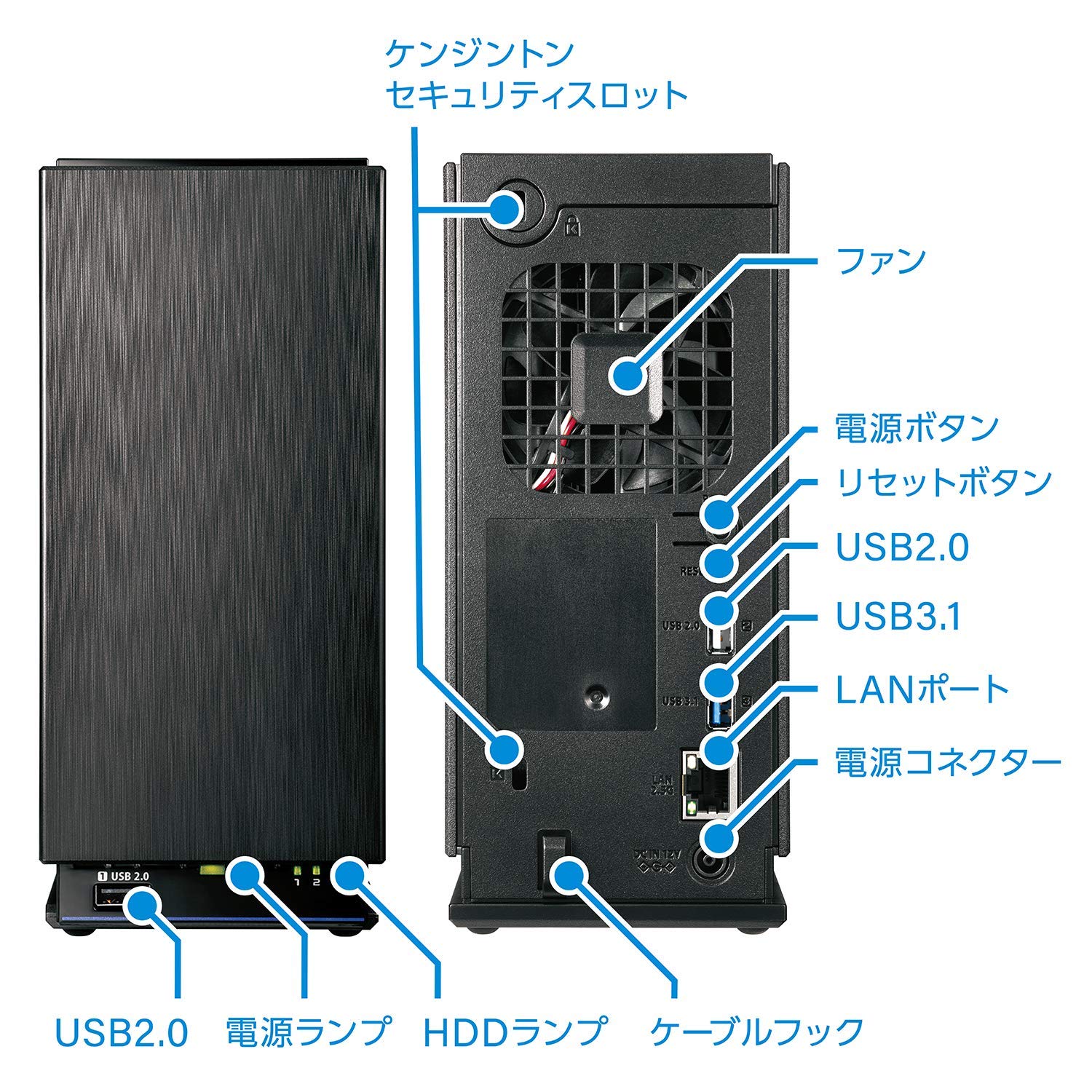 IO Data NAS Kit Dual Core CPU 2.5GbE Multi-Gigabit Mirroring (RAID