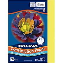 Tru-Ray Construction Paper 9x12" Lively Lemon