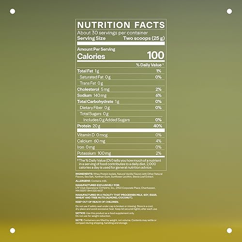 Miniatura 2 de LTH Aislamiento de proteína de suero Flex  Confiado por Life Time Members  Proteína en polvo sin lactosa  Certificado NSF para deporte  Bajo en