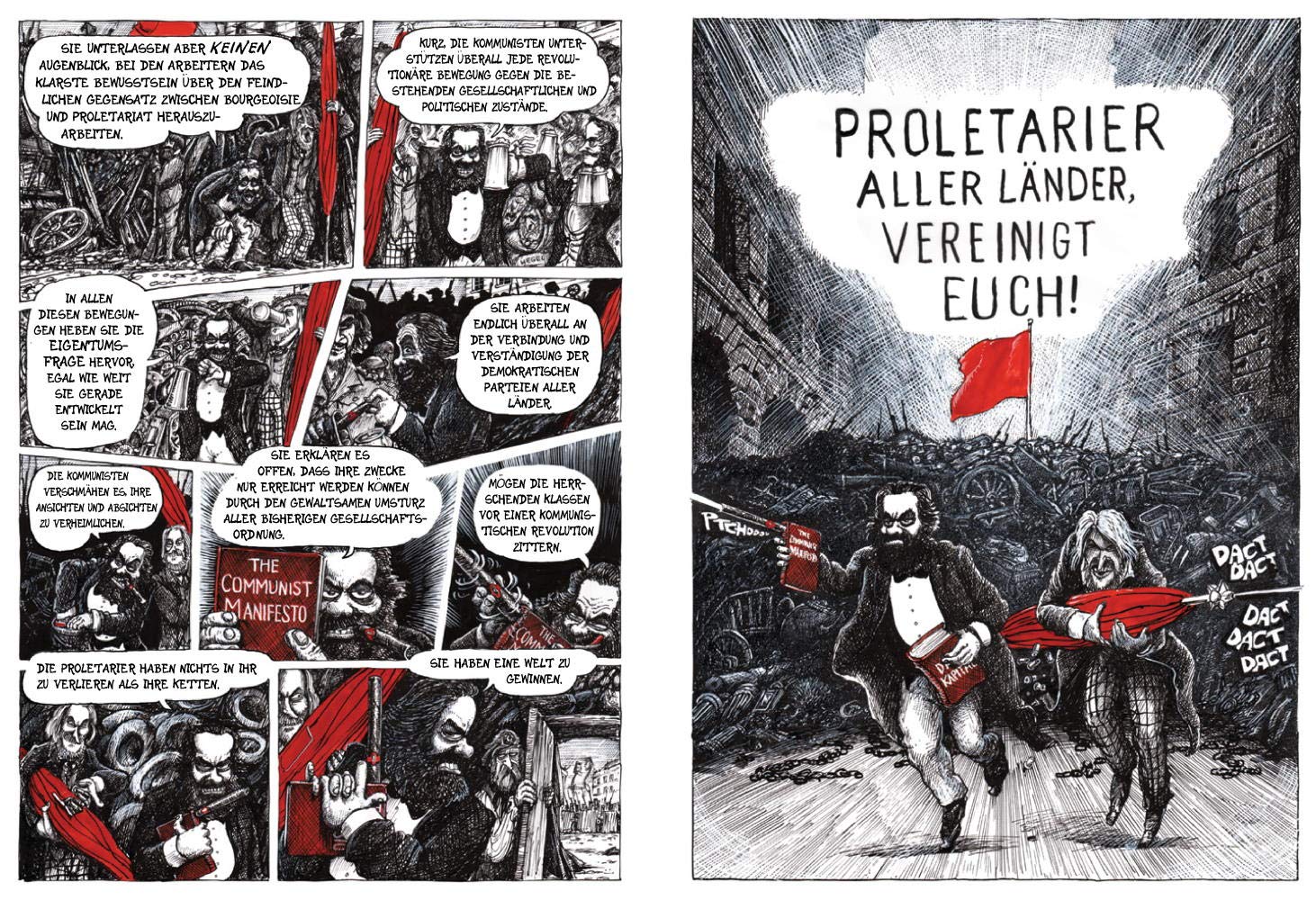 Das kommunistische Manifest: Die Bibel des Kommunismus als moderne und lebhafte Graphic Novel: Die Bibel des Kommunismus als Graphic Novel