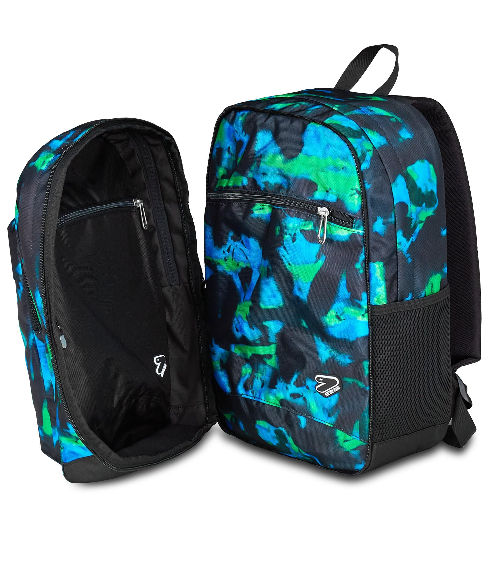 Seven Zaino Scuola Pro XXL Detach con Cuffie Wireless, Blu, Tasca Interna Porta PC e Tasca Laterale per Borraccia, 33 L, Scuola Media e Superiore, Zaino Ragazzo