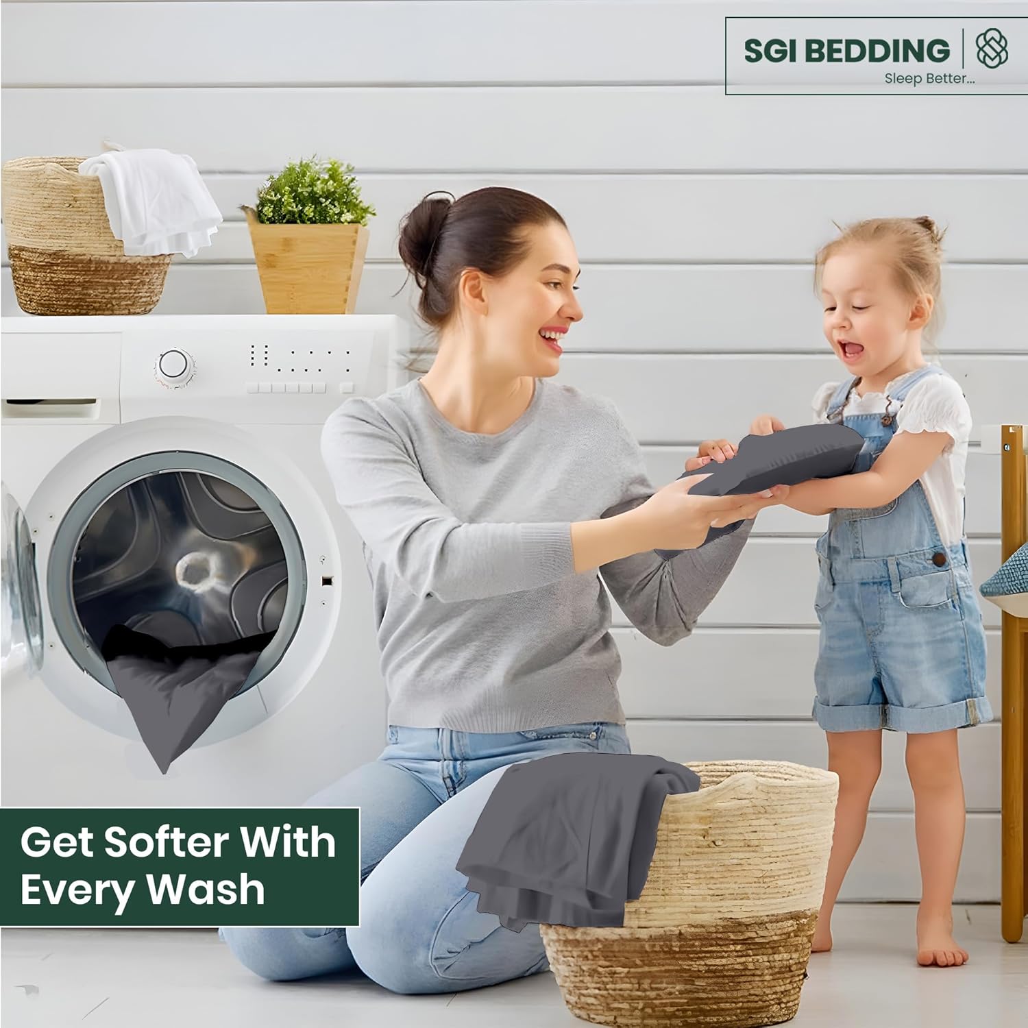 SGI bedding Hotel Quality Luxury King Sheet Set 4 Piece – 100% Organically Grown Bamboo Viscose, Ultra Soft, Cooling & Moisture-Wicking, 18-Inch Deep Pocket, Premium Dark Grey Sheets - Image 7