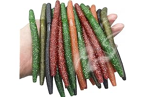 5.5"/0.35oz Senko Wacky Worms Soft Fishing Lures