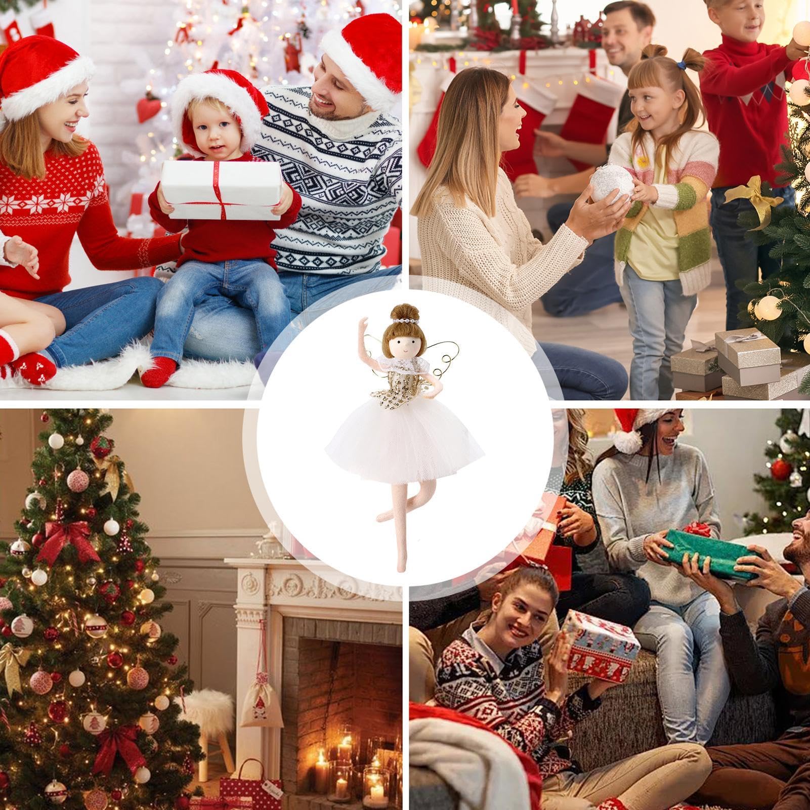 Amazon.co.jp: クリスマスツリー天使、バレエガールペンダント人形