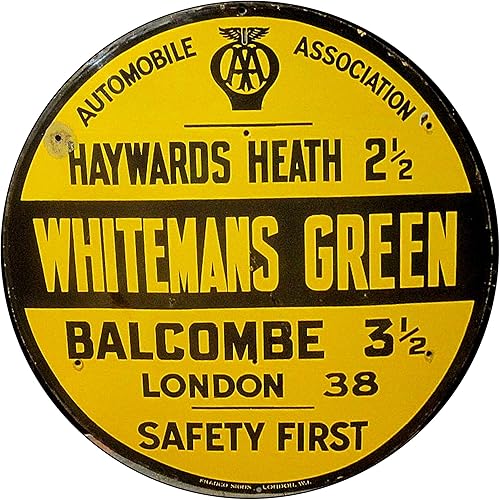 Miniatura 84 de Buick Car Company Authorized Service Insignia Emblem Seal Vintage Gas Signs Reproducción Car Company Letreros de metal de estilo vintage Letreros de