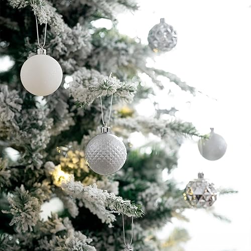 Miniatura 269 de Valery Madelyn Juego de adornos decorativos para árbol de Navidad para otoño, Halloween, 50 unidades de 2.36 pulgadas, rojo, verde y dorado