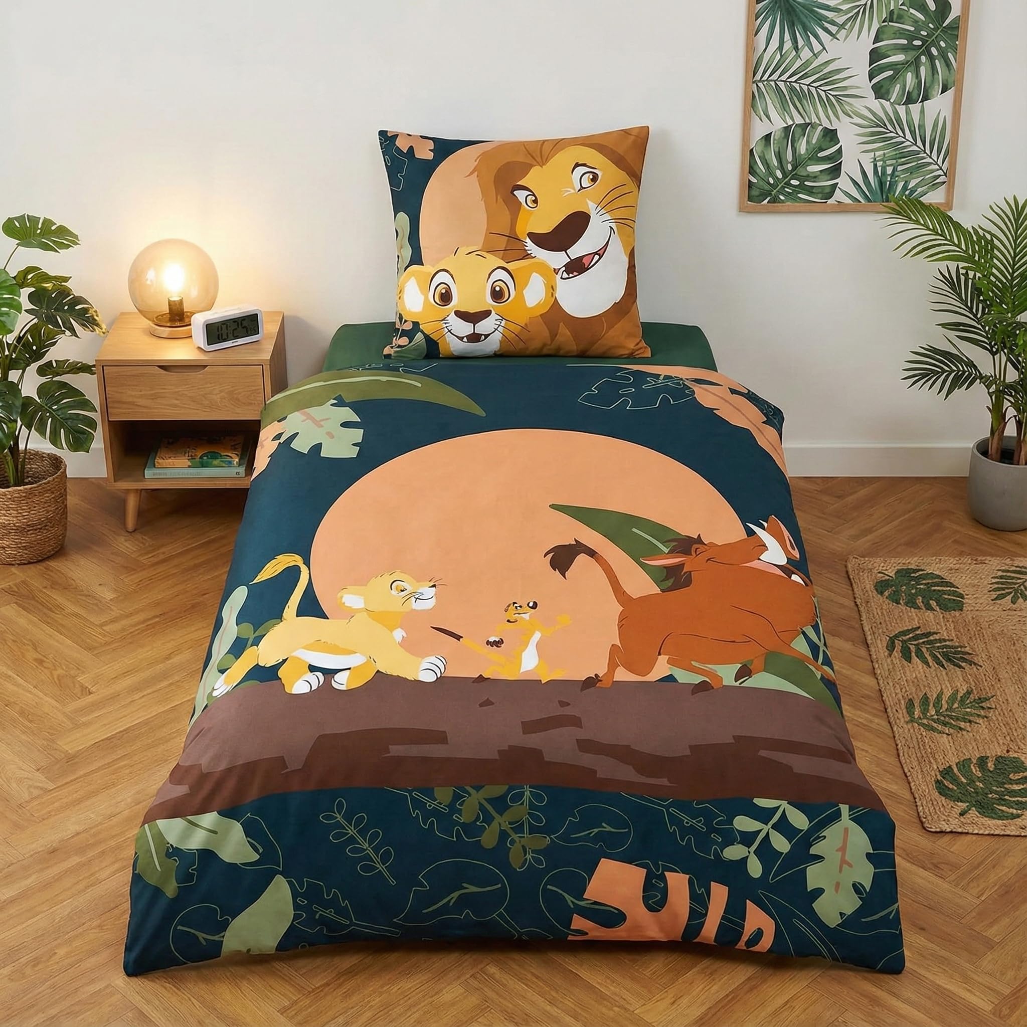 Funda nórdica de Simba El Rey León para cama de 90 con almohada