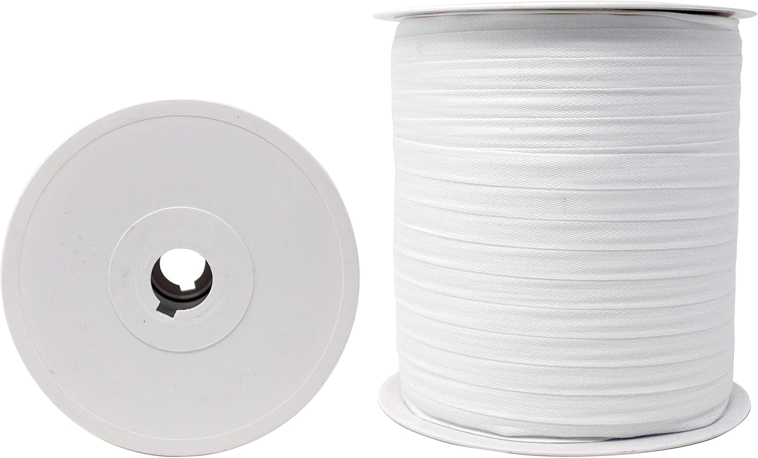 Haberdashery Online 10 mm Cotton Sewing Tape. 300 Meter Bobbin.