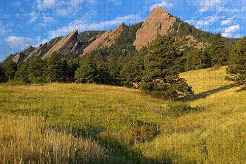 Colorado Chautauqua Park Boulder USA Rompecabezas para adultos 1000 piezas de madera regalo de viaje recuerdo