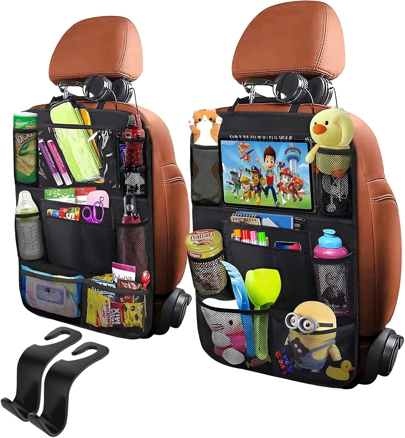 Yiomxhi Car Seat Organizer Backseat Storage Organizers Back