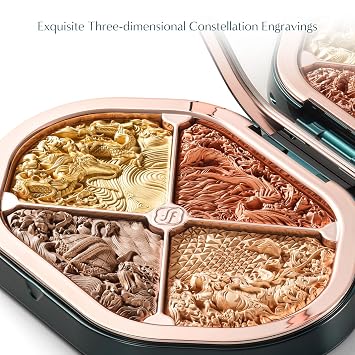 FLORASIS Constellation Floral Engraving Contour Makeup Palette (03 Gilded Horizon)
