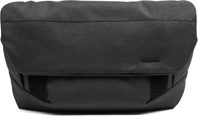 Field Pouch V2, Black, 2-in-1 Organizer and Sling Bag, Adjustable Shoulder Strap and Integrated Belt Loops, Weatherproof Nylon Canvas, Organizer Pouch or Carry Bag for Men and Women