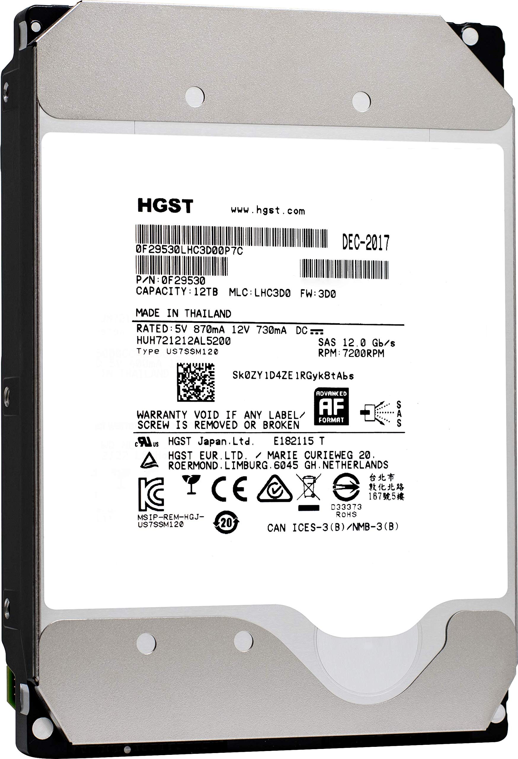 HGST Ultrastar He12 3.5
