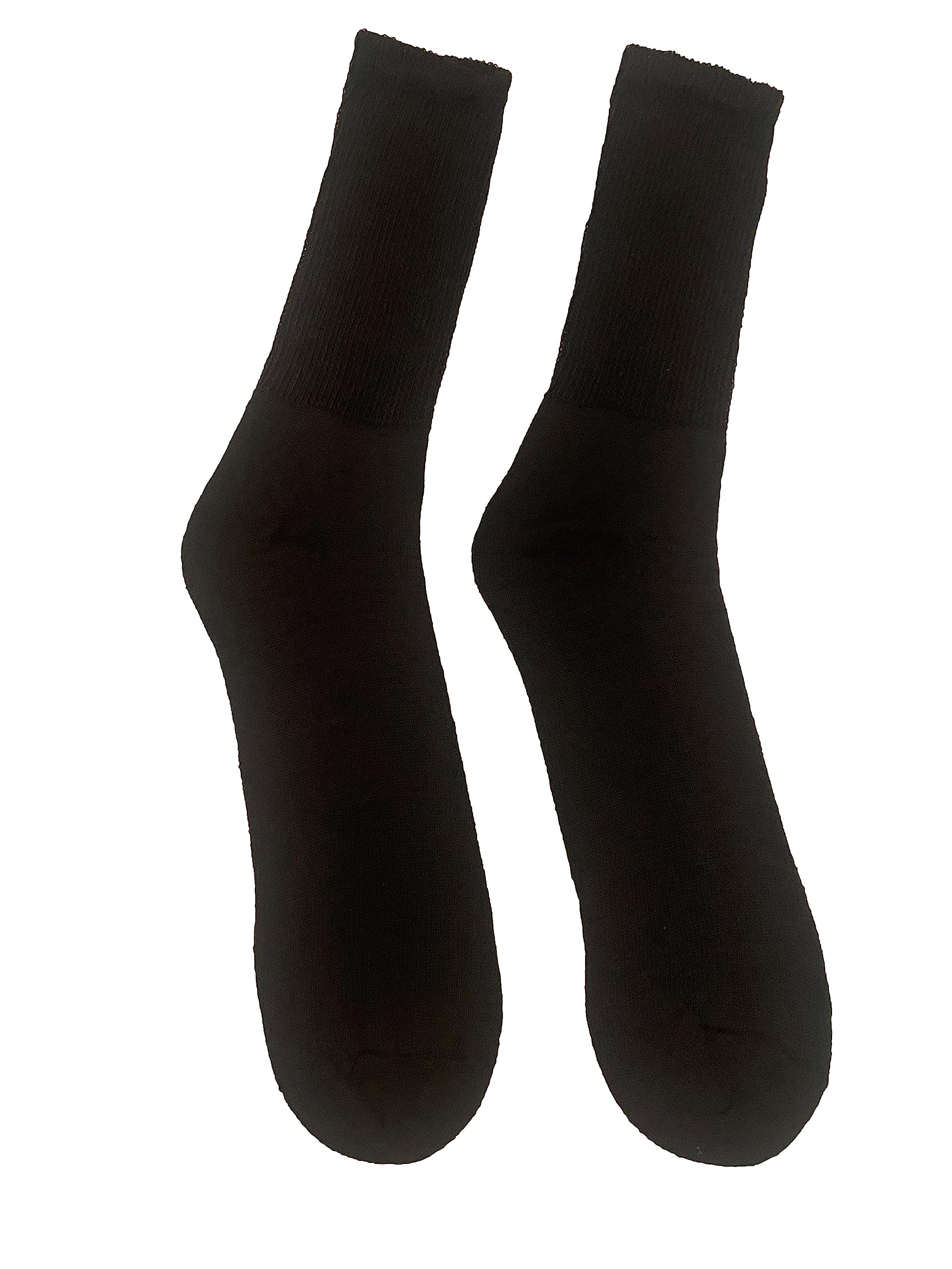 Physician's Choice Diabetic Crew Socks - 12 Pair 13-15 White by PhysiciansChoiceDiabeticSocks