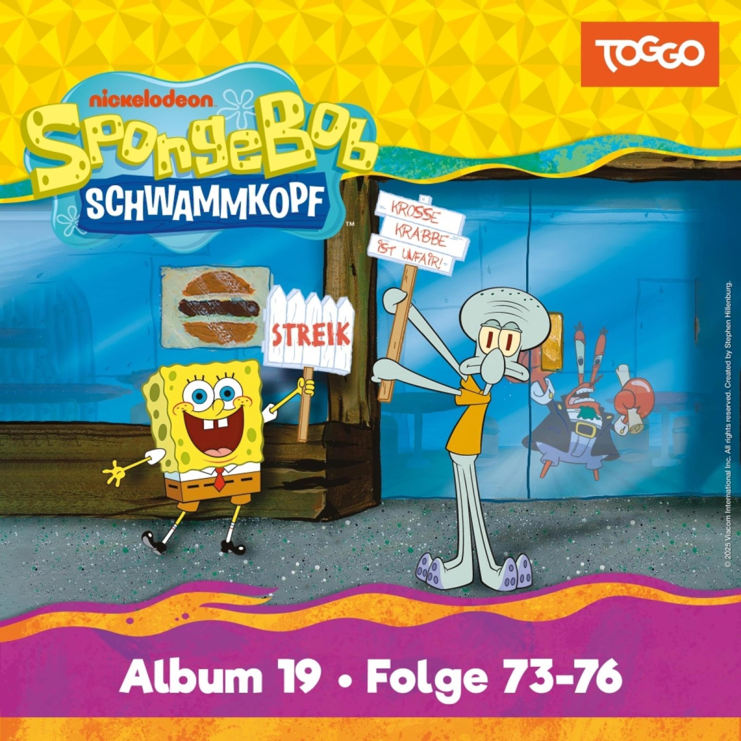 Cover art for SpongeBob Schwammkopf - Folge 19. Das Original-Hörspiel zur TV-Serie
