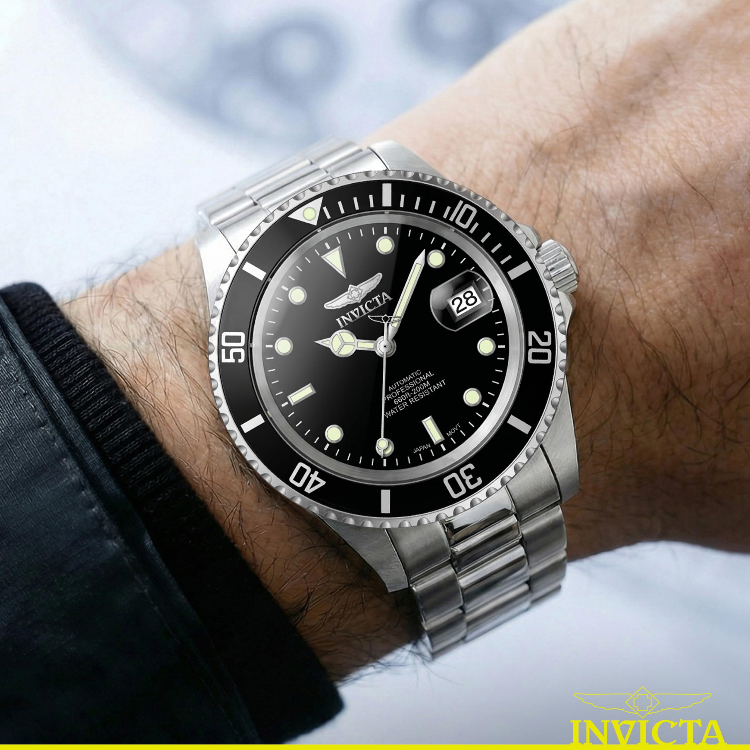 INVICTA Pro Diver Stainless Steel Men's Automatic Watch - 40mm