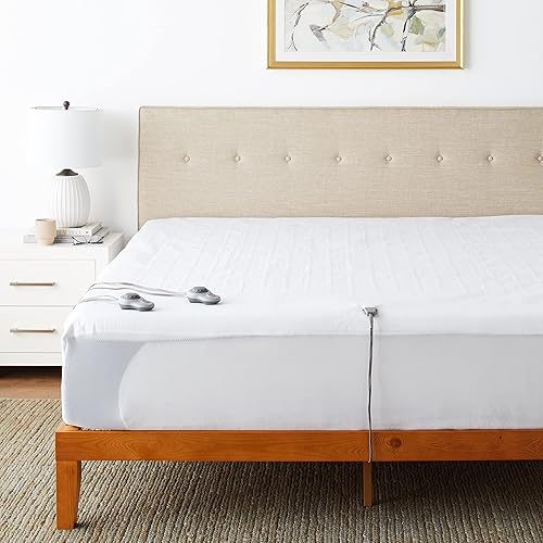 Miniatura 2 de Sunbeam Almohadilla calentadora de colchón Metal Blanco King