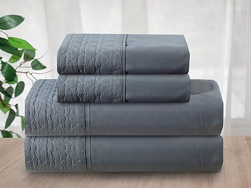 Vista 20 de Elegant Comfort Juego de sábanas de lujo de 4 piezas suaves y acogedoras de 1500 hilos de microfibra de calidad egipcia, resistente a las arrugas