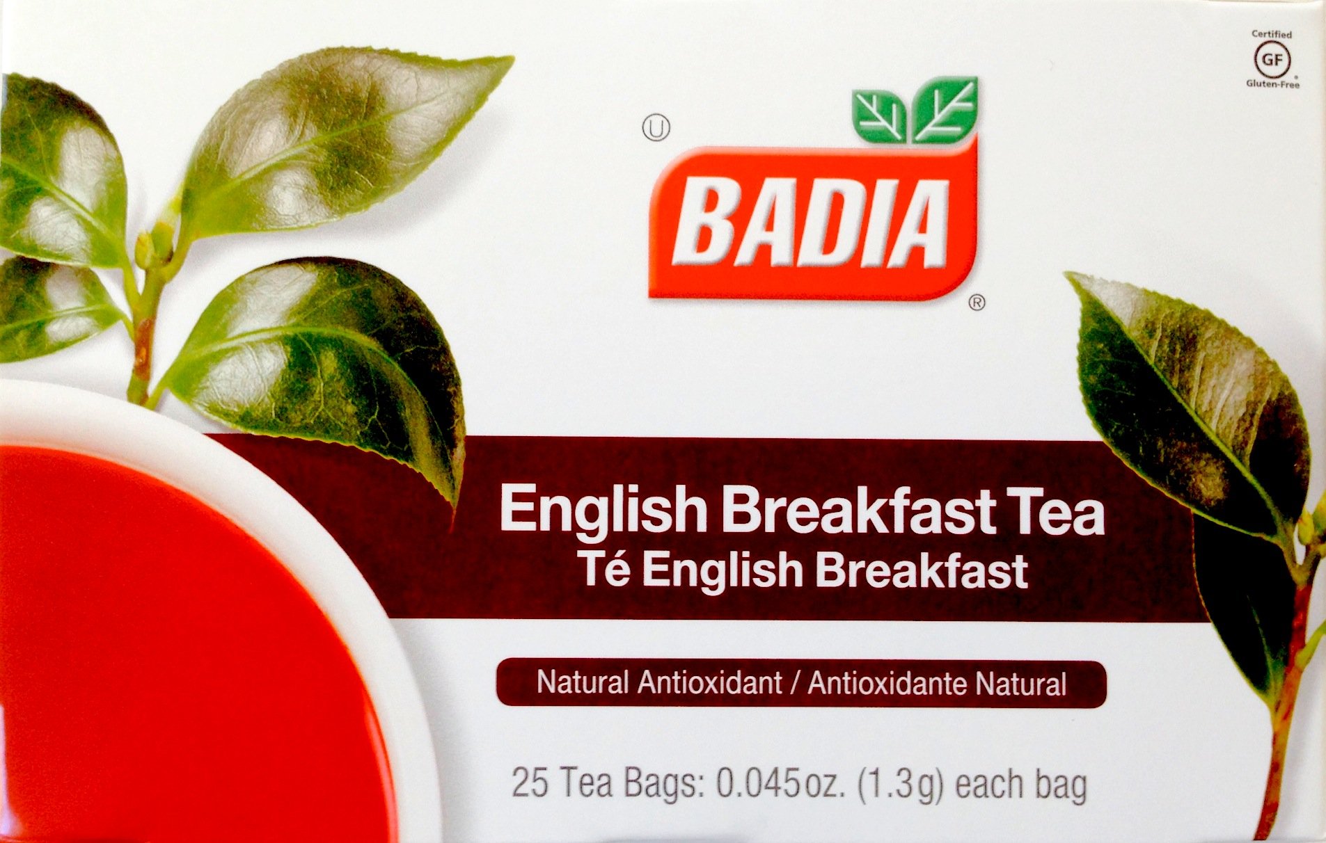 Badia English Breakfast Natural Antioxidant Tea 50 Bags
