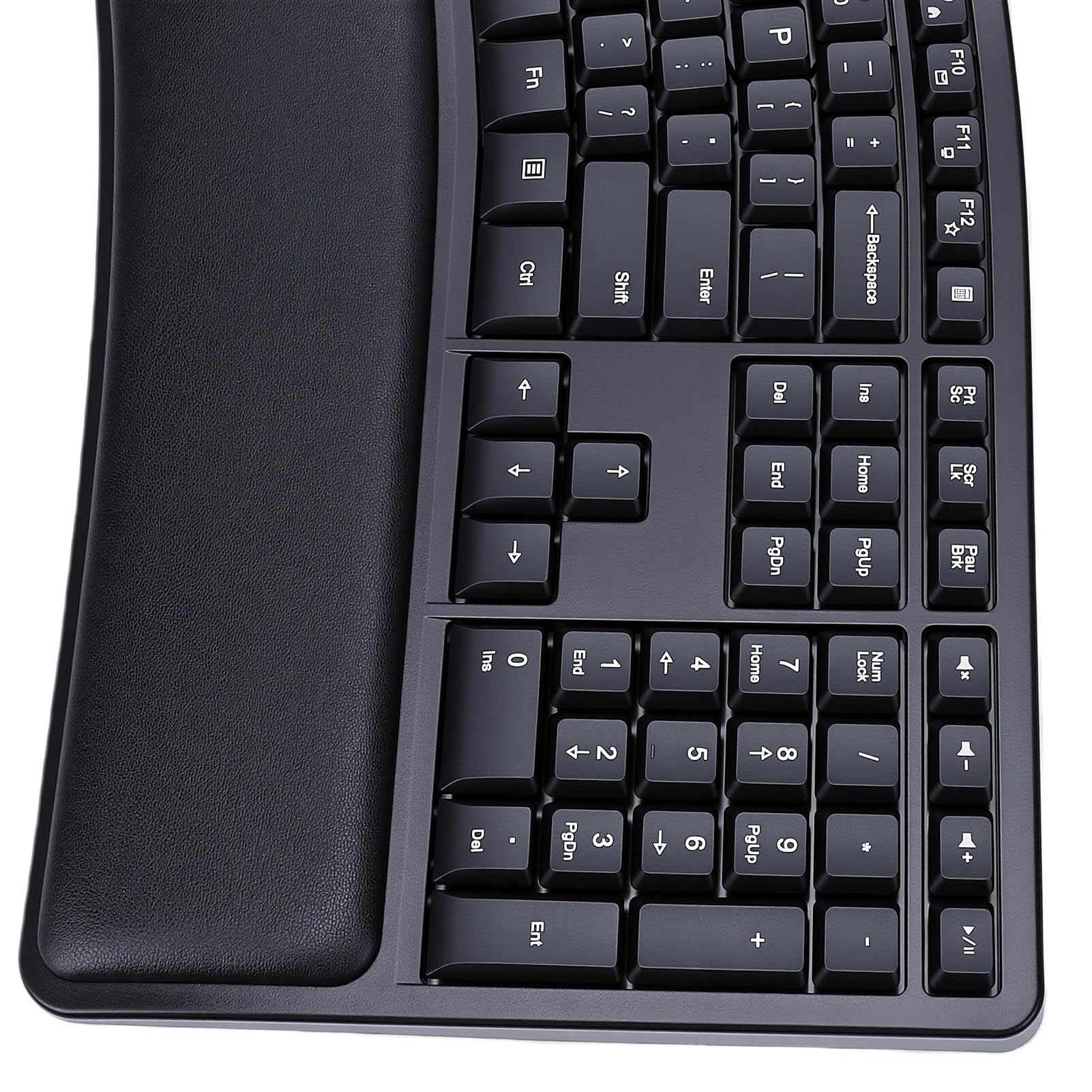 Bewinner Ergonomiczna Klawiatura z Cichym Połączeniem USB