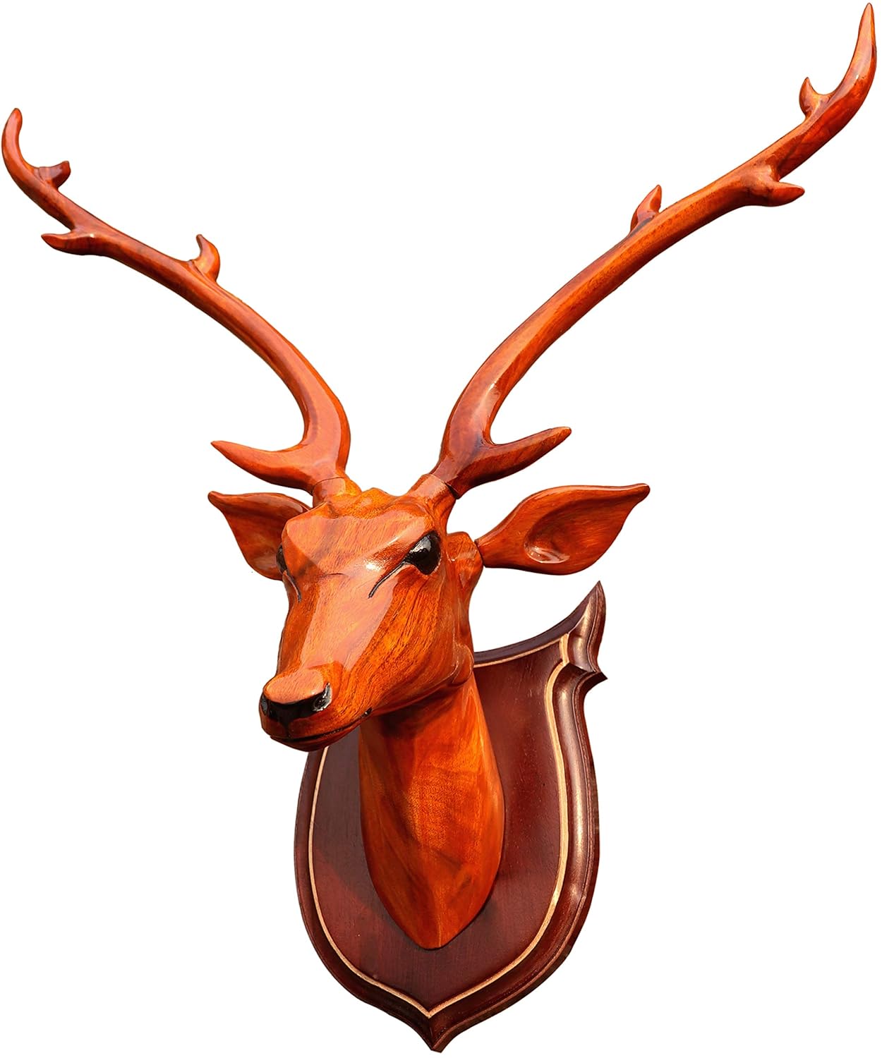 Bankura Traditional Art Center Deer Head Long Neck Wooden Handmade  bankura-traditional-art-center-deer-head-long-neck-wooden-handmade