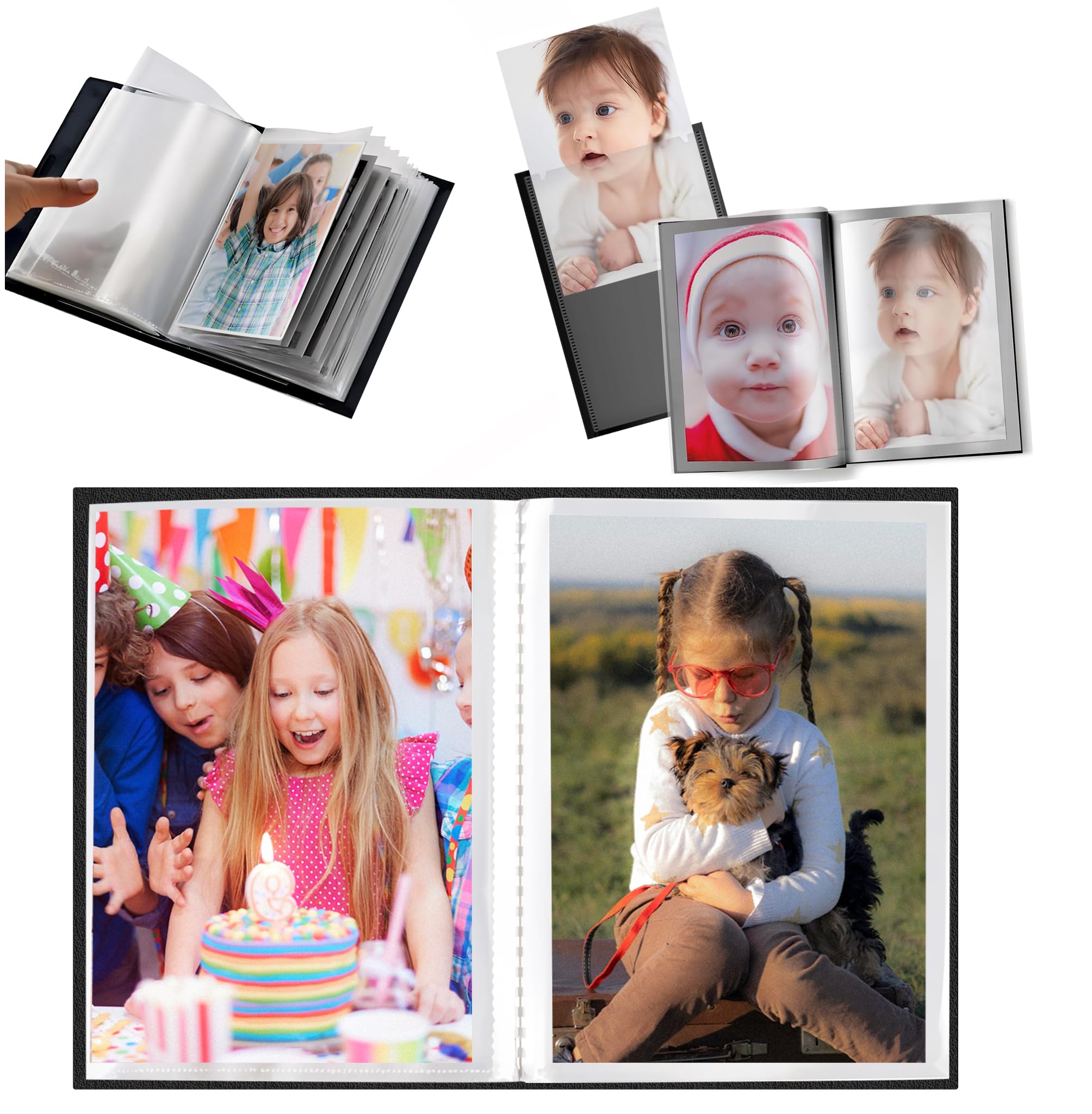 Amazon.com: Performore Photo Book Album - 2 Pack of 4x6 Photo