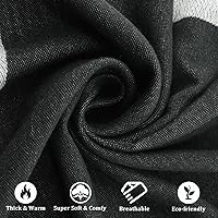 Vista 116 de Poncho chal para mujer, suéteres suaves y cálidos para mujer, parte delantera abierta, poncho de viaje para otoño, invierno y primavera