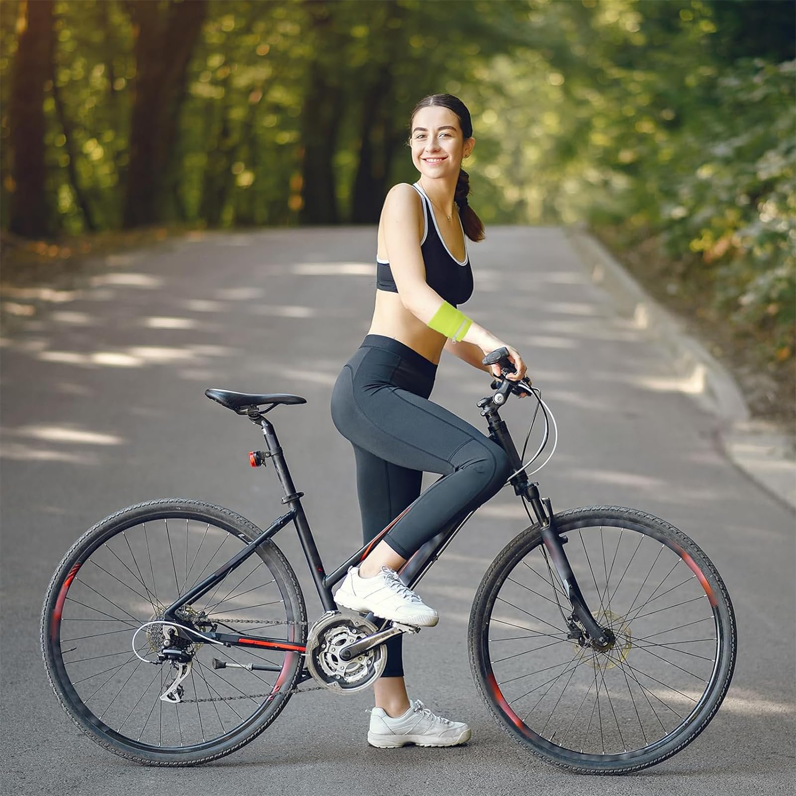 6 fasce per il sudore, da polso, con chiusura lampo, per allenamento, sport, saldatura, con tasca, per donna, uomo, fitness, corsa
